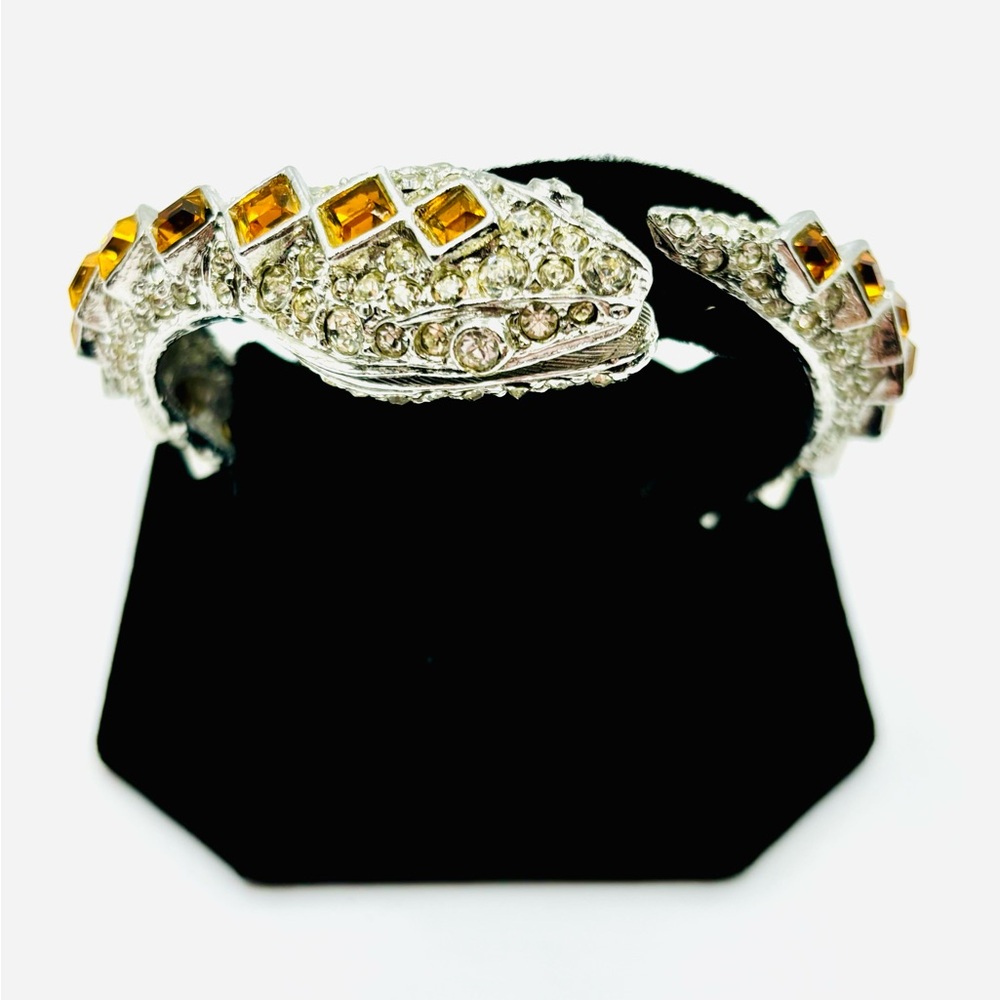 Kenneth Jay Lane Bejeweled Snake Bracelet